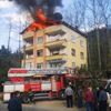Çatıda çıkan yangın korkuttu Çatıda çıkan yangın korkuttu