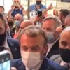 Fransa Cumhurbaşkanı Macron’a yumurta fırlatıldı