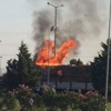 Mehmetçik Vakfı tesislerinde yangın Mehmetçik Vakfı tesislerinde yangın
