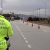 "Kilit kavşak" Kırıkkale de kış lastiği denetimi yapıldı