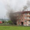 Bolu’da apartman deposunda yangın