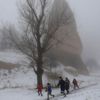 Kapadokya'da sis ve kar güzelliği Kapadokya'da sis ve kar güzelliği