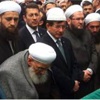 Davutoğlu o cenazede! Davutoğlu o cenazede!