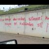 'Belediye amca', duvar yazısına cevap verdi 'Belediye amca', duvar yazısına cevap verdi