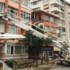 İstanbul'da pano devrilebilir, vinç düşebilir