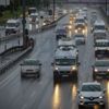 Sağanak yağmur trafiğe neden oldu Sağanak yağmur trafiğe neden oldu