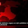 Balıkesir de büfeden sigara ve içki çaldıkları iddiasıyla ... Balıkesir de büfeden sigara ve içki çaldıkları iddiasıyla ...