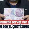 Cüzdanınızda servet var servet! ATM'den 200 TL çekti zengin oldu! Atatürk resminin üzerindeki kırmızı çizgi... Cüzdanınızda servet var servet! ATM'den 200 TL çekti zengin oldu! Atatürk resminin üzerindeki kırmızı çizgi...