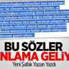 Ali Bayramoğlu'dan Çarpıcı "Kriz" Yazısı Ali Bayramoğlu'dan Çarpıcı "Kriz" Yazısı