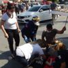 Genç kıza çarptı! İkisi de şoka girdi!