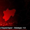 Hes Kablo Kayserispor - Göztepe: 1-0