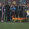 Trabzon-Kayseri maçında talihsiz an Trabzon-Kayseri maçında talihsiz an