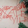 Apartmanın bahçe duvarına ‘Alevilere ölüm’ yazıldı