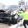 TEM Seyrantepe'de zincirleme trafik kazası TEM Seyrantepe'de zincirleme trafik kazası