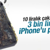 Kanada'da şarjdaki iPhone 6 patladı Kanada'da şarjdaki iPhone 6 patladı