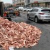 Yol kemik tarlasına döndü Yol kemik tarlasına döndü
