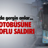 Beyoğlu’nda Yolcu Otobüsüne Molotoflu Saldırı