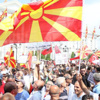 Makedonya'da halk hükümetin istifası için sokaklara döküldü