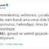 Bakan Albayrak'tan 'karne' paylaşımı