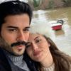 Burak Özçivit'ten Fahriye Evcen'e karantinada sürpriz