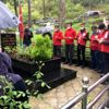 Kızılay ekibi şehitleri unutmadı Kızılay ekibi şehitleri unutmadı