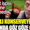 Konserveyi açtı bir anda göz göze geldi Konserveyi açtı bir anda göz göze geldi