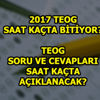 TEOG ikinci oturumu başladı