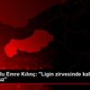 Sivassporlu Emre Kılınç: "Ligin zirvesinde kalıcı ... Sivassporlu Emre Kılınç: "Ligin zirvesinde kalıcı ...
