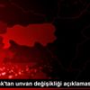 DenizBank tan unvan değişikliği açıklaması DenizBank tan unvan değişikliği açıklaması