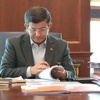 Davutoğlu kurmaylarıyla seçimi değerlendiriyor Davutoğlu kurmaylarıyla seçimi değerlendiriyor