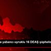 Samsun da yabancı uyruklu 16 DEAŞ şüphelisi yakalandı