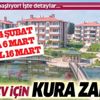 TOKİ'nin sosyal konut hamlesinde 100 bin ev için kura zamanı