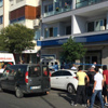Pompalı tüfekle banka soydular Pompalı tüfekle banka soydular
