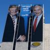 Netanyahu'nun partisinin seçim afişinde Trump fotoğrafı
