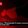 Sergen Yalçın: "Önümüzdeki 5 maçın sonucuna göre hedeflerimiz ... Sergen Yalçın: "Önümüzdeki 5 maçın sonucuna göre hedeflerimiz ...