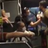 Metrobüste tükürük kavgası!