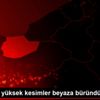 Düzce de yüksek kesimler beyaza büründü Düzce de yüksek kesimler beyaza büründü