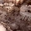 Halep’teki yıkım havadan görüntülendi
