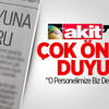 Akit’ten Çok Önemli Dolandırıcılık Duyurusu Akit’ten Çok Önemli Dolandırıcılık Duyurusu