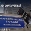 Özgecan'ın adı oraya verildi Özgecan'ın adı oraya verildi