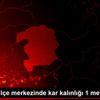 Karlıova ilçe merkezinde kar kalınlığı 1 metreye ulaştı Karlıova ilçe merkezinde kar kalınlığı 1 metreye ulaştı