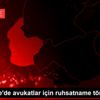 Osmaniye de avukatlar için ruhsatname töreni