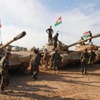 Kobani'de görevi biten ilk Peşmerge grubu Irak'a döndü Kobani'de görevi biten ilk Peşmerge grubu Irak'a döndü