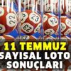 11 Temmuz Sayısal Loto sonuçları çekilişin ardından duyuruldu! Haftanın talihli rakamları...