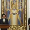 Japonya Başbakanı Şinzo Abe Ukrayna'da Japonya Başbakanı Şinzo Abe Ukrayna'da