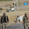 Karakola ateş açan teröristlerin otomobilleri devrilince... Karakola ateş açan teröristlerin otomobilleri devrilince...