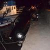 Sinop'ta otomobil denize uçtu