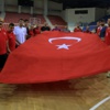 Eskişehir Basket'ten saygı duruşu Eskişehir Basket'ten saygı duruşu
