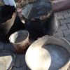 Bakır kazan hırsızları yakalandı