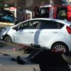 ﻿Sultanbeyli'de otomobil takla attı